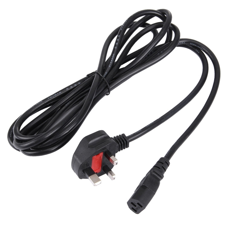 BS-1363/A LP-60L  英規轉 C13品字口電源線帶保險絲，適用於電腦&打印機&掃描儀，線長：3米