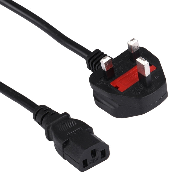 BS-1363/A LP-60L  英規轉 C13品字口電源線帶保險絲，適用於電腦&打印機&掃描儀，線長：3米
