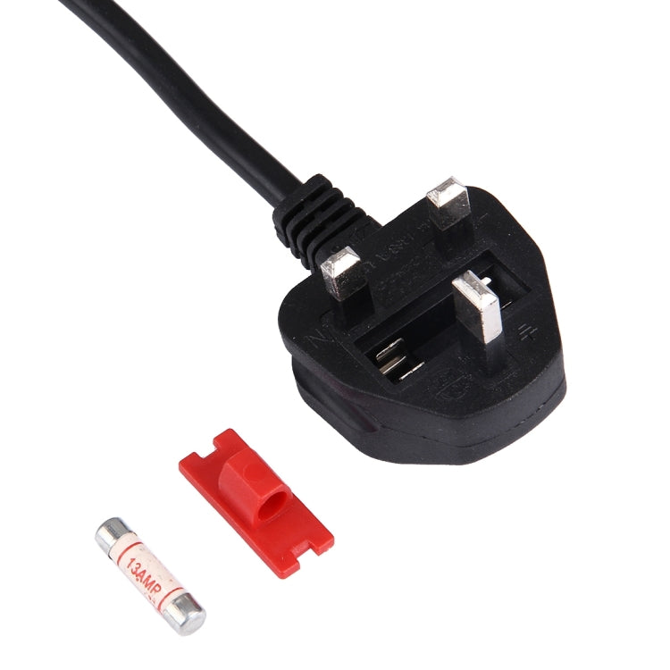 BS-1363/A LP-60L  英規轉 C13品字口電源線帶保險絲，適用於電腦&打印機&掃描儀，線長：3米