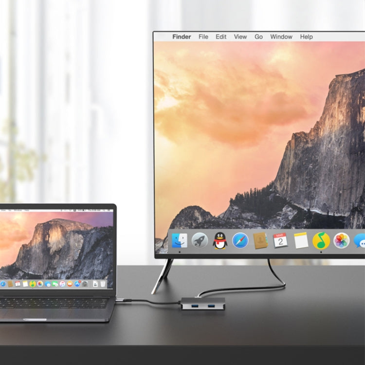 NK-3049HD 6合一 USB公頭轉MS/TF卡槽+USB 3.0+3個USB 2.0母頭 適配器