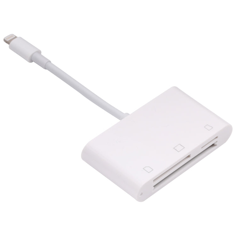 NK-1011 3合一 CF卡/TF卡/SD卡讀卡器 適用於8 Pin設備