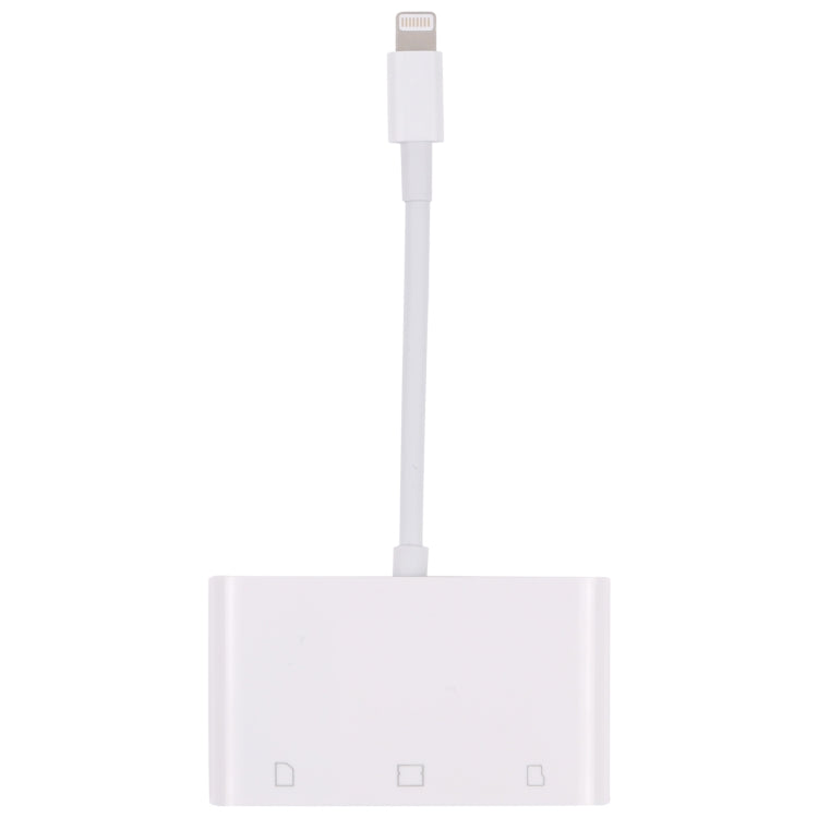 NK-1011 3合一 CF卡/TF卡/SD卡讀卡器 適用於8 Pin設備