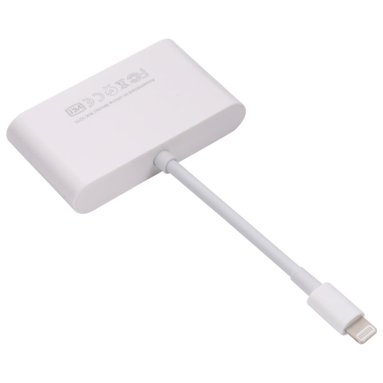 NK-1011 3合一 CF卡/TF卡/SD卡讀卡器 適用於8 Pin設備