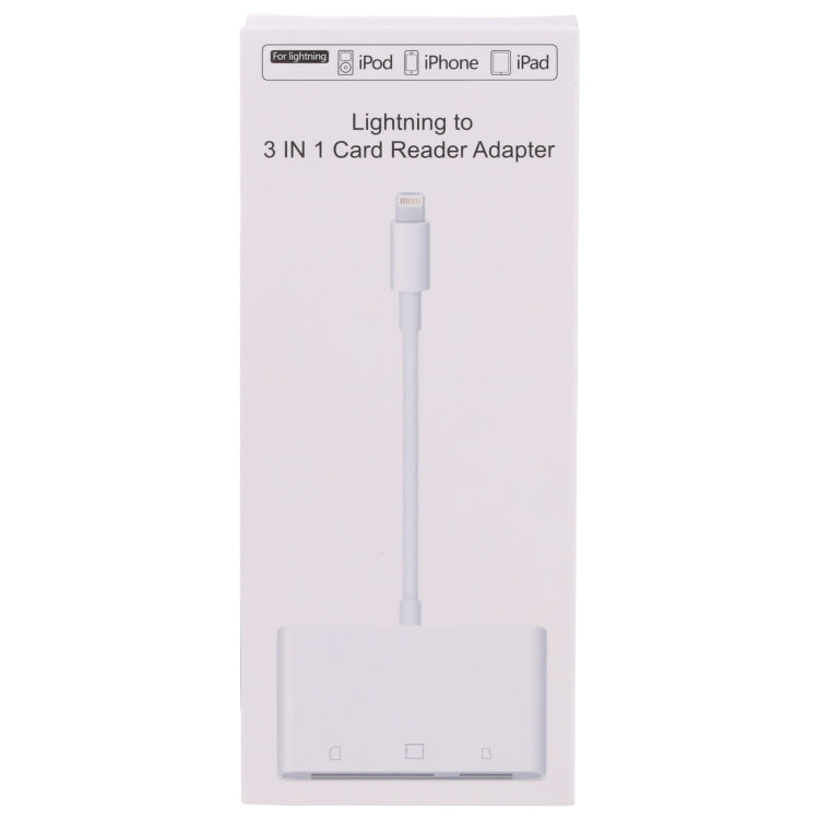 NK-1011 3合一 CF卡/TF卡/SD卡讀卡器 適用於8 Pin設備