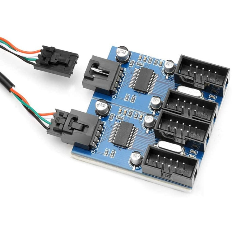 Rocketek HC427 9 Pin USB2.0集線器電路板 雙路