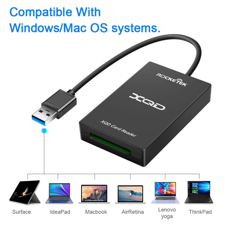 Rocketek CR311 USB3.0 轉 XQD讀卡器