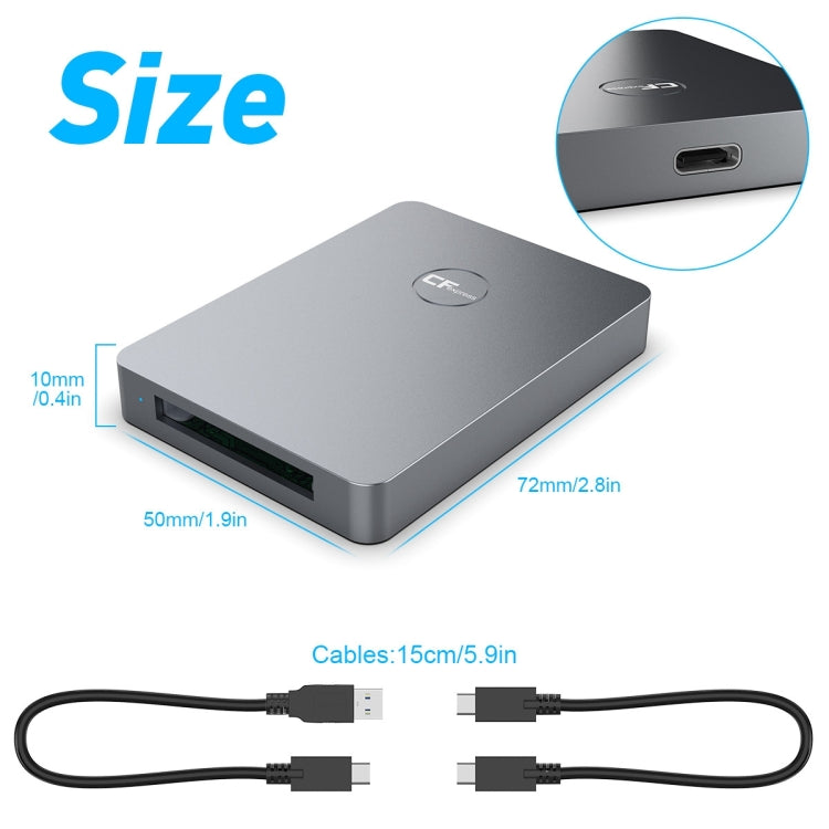 Rocketek CR316 USB3.1 Gen2 CFexpress Type B讀卡器