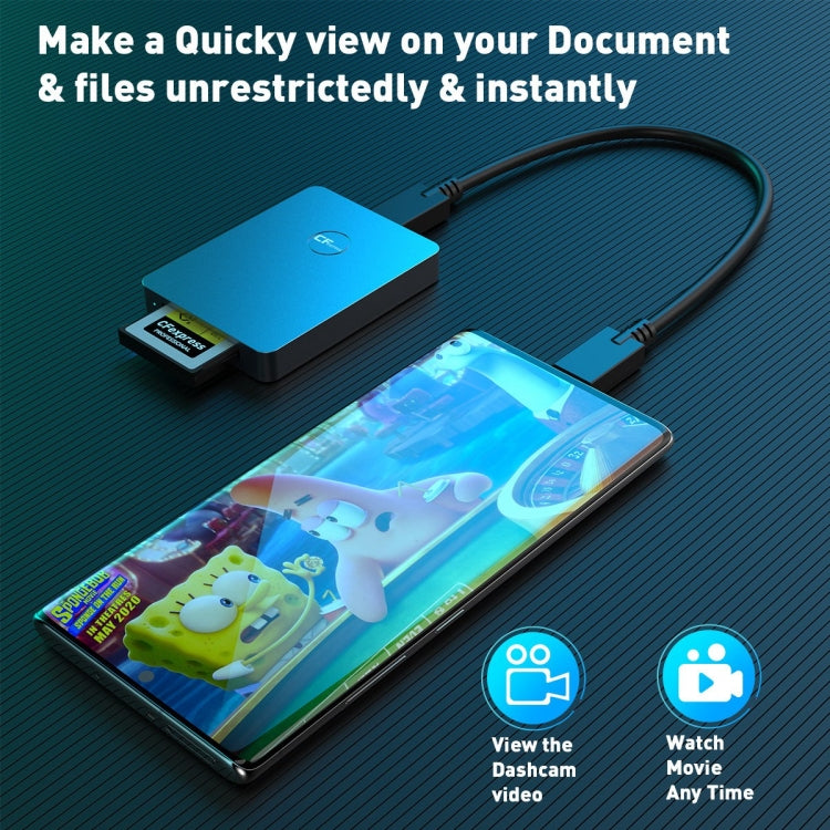 Rocketek CR316 USB3.1 Gen2 CFexpress Type B讀卡器