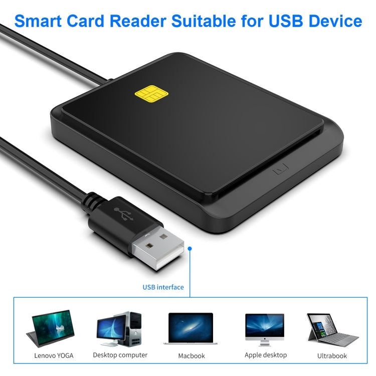 Rocketek CR317 USB 2.0 智能卡/SIM卡 二合一讀卡器