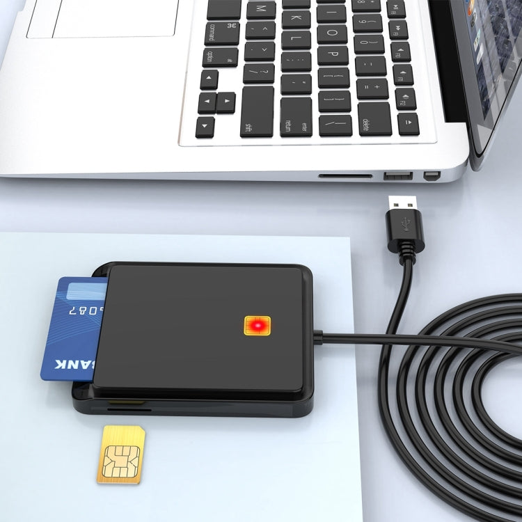 Rocketek CR317 USB 2.0 智能卡/SIM卡 二合一讀卡器