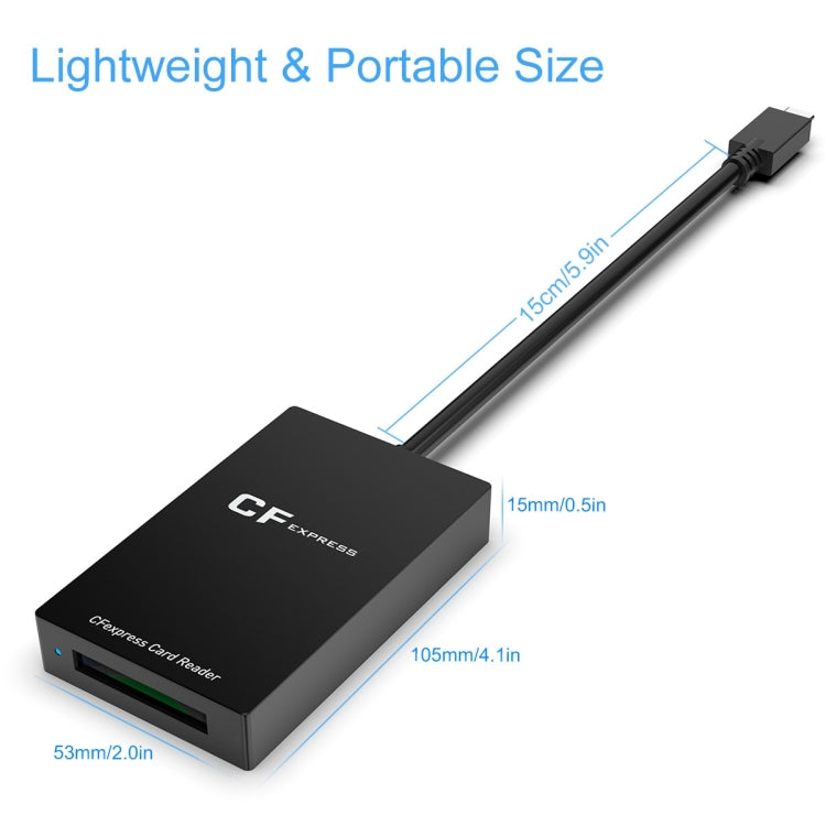 Rocketek CR315 USB3.1 Gen2 CFexpress Type B讀卡器