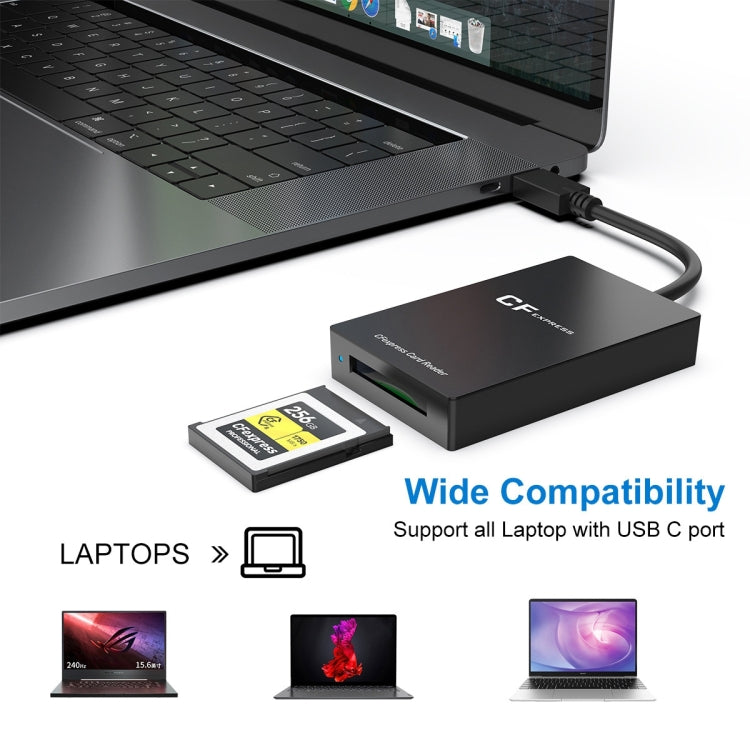 Rocketek CR315 USB3.1 Gen2 CFexpress Type B讀卡器