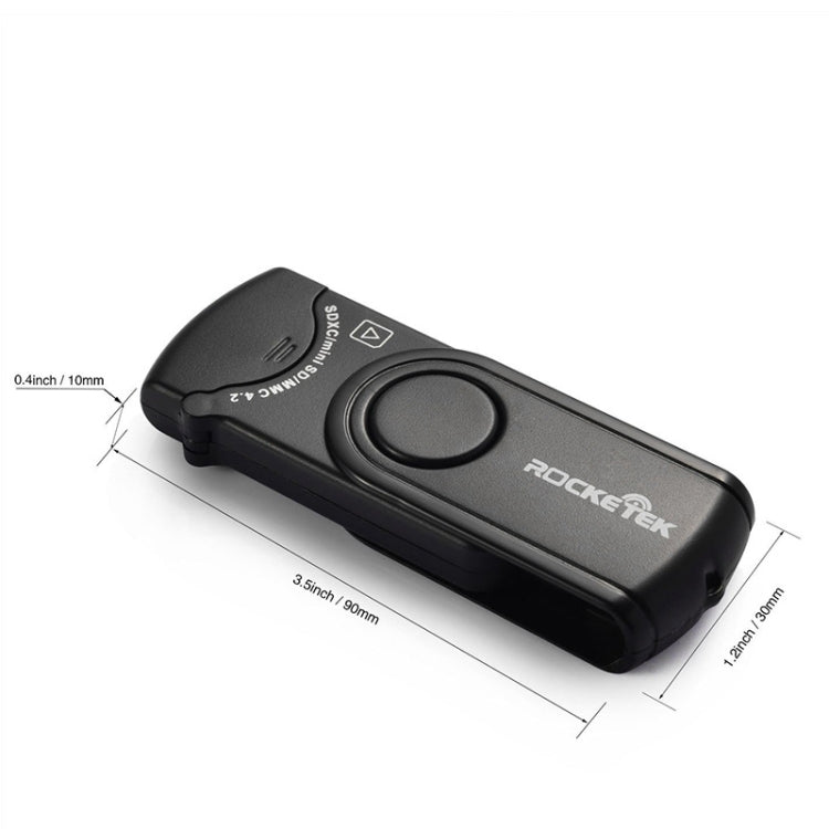 Rocketek CR3 USB3.0 SD / TF卡 多功能2合1讀卡器