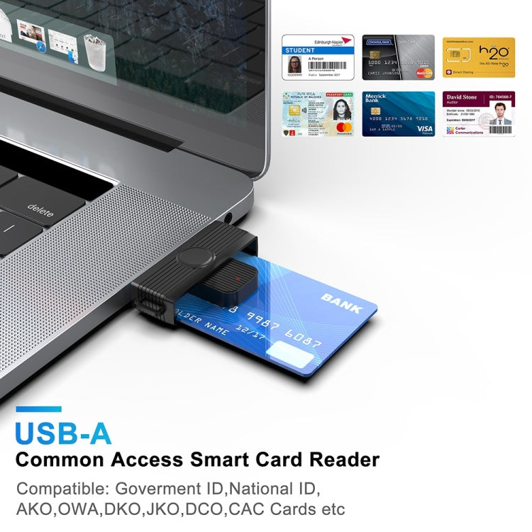 Rocketek CR318 USB 2.0 智能卡 / SIM / ID / CAC卡讀卡器