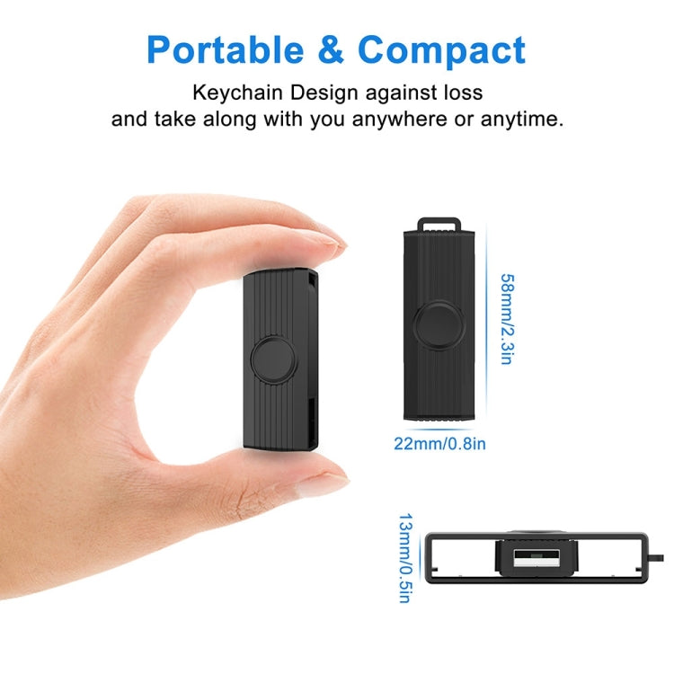 Rocketek CR318 USB 2.0 智能卡 / SIM / ID / CAC卡讀卡器