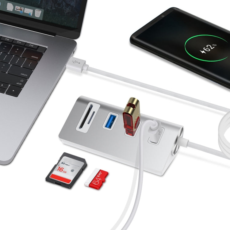 Rocketek HC422 USB3.0 x 3 + SD/TF讀卡 HUB集線器