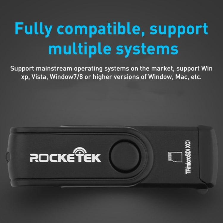 Rocketek CR5 USB3.0 SD / TF卡 多功能讀卡器