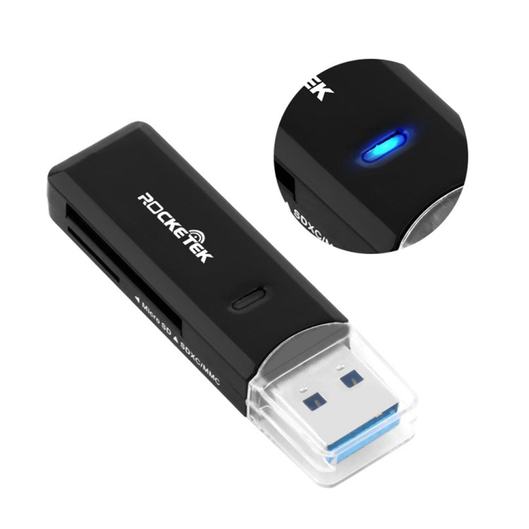 Rocketek CR11 高速USB3.0 SD / TF卡 2合1讀卡器