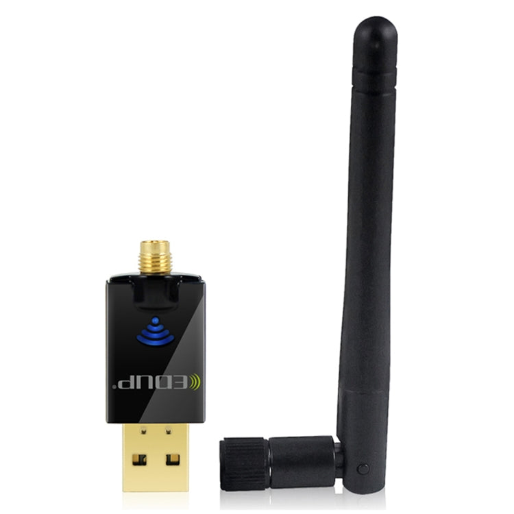 EDUP EP-DB1607 USB 2.0無線適配器 600Mbps 2.4G / 5GHz雙頻WiFi網卡