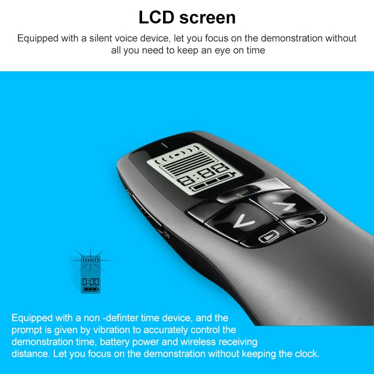 Logitech R800 2.4Ghz USB 無線演示筆PPT遙控器 翻頁筆
