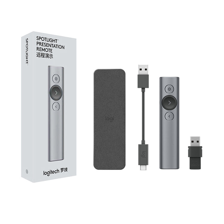 Logitech Spotlight 2.4Ghz USB 無線演示筆PPT遙控器 翻頁筆