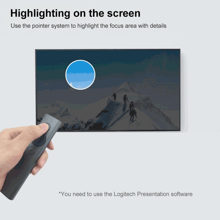 Logitech Spotlight 2.4Ghz USB 無線演示筆PPT遙控器 翻頁筆