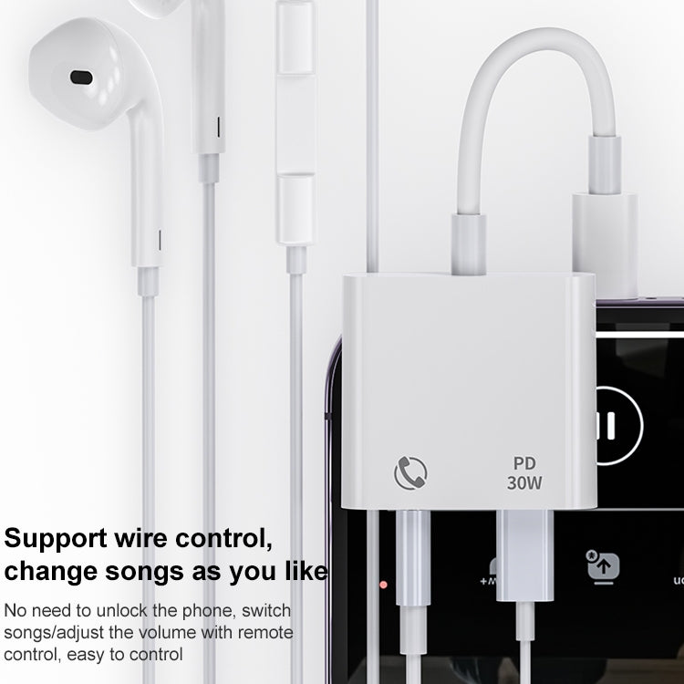 R-PCB-P1 30W 8 Pin轉Type-C + 3.5mm 充電&音頻轉換器