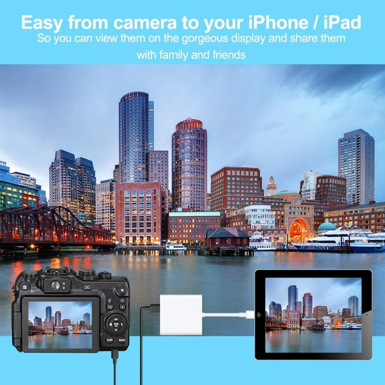 2合一 8 Pin公頭轉8 Pin / USB3.0 相機適配器