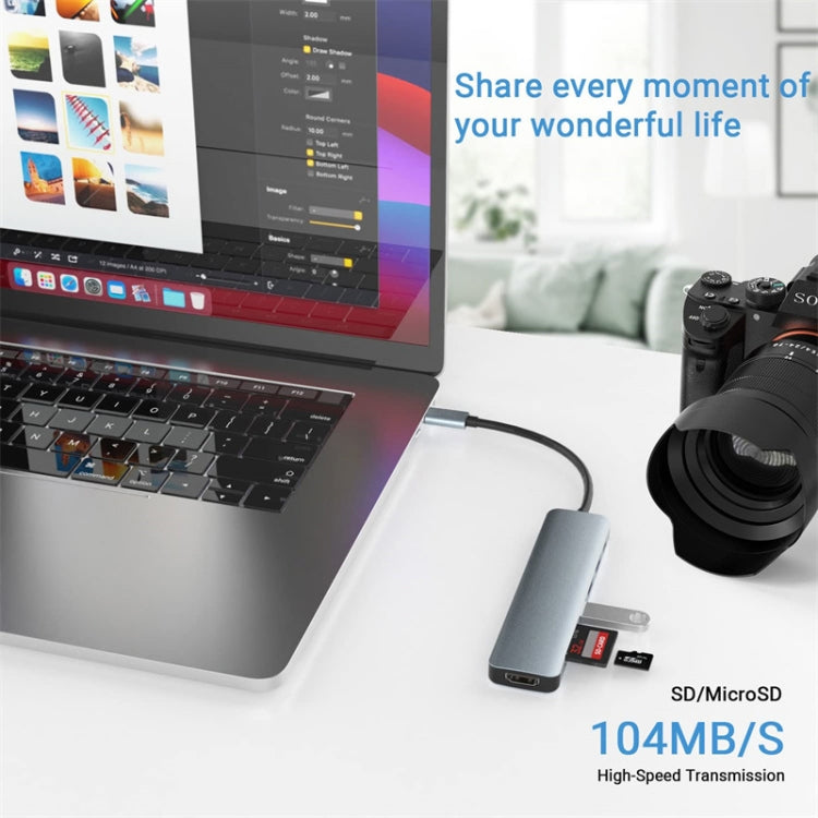 7合1 Type-C轉USB擴展塢