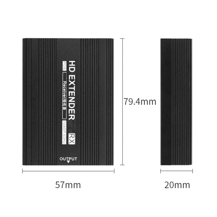 Measy ET1820 傳輸距離200米 HDMI網線延長器 一發射器一接收器, POE單電源供電