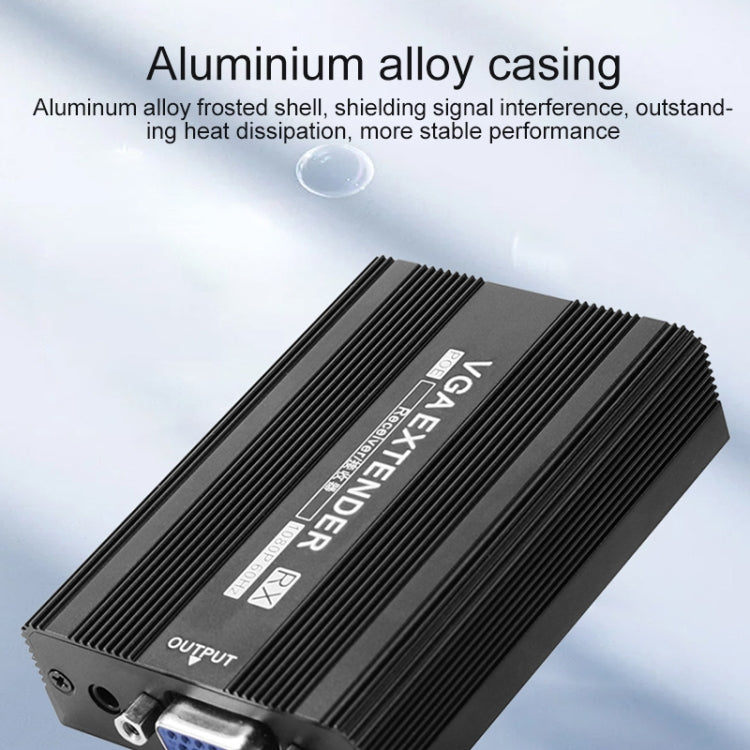 Measy VGA1815 傳輸距離150米 VGA網線延長器 一發射器一接收器, POE單電源供電