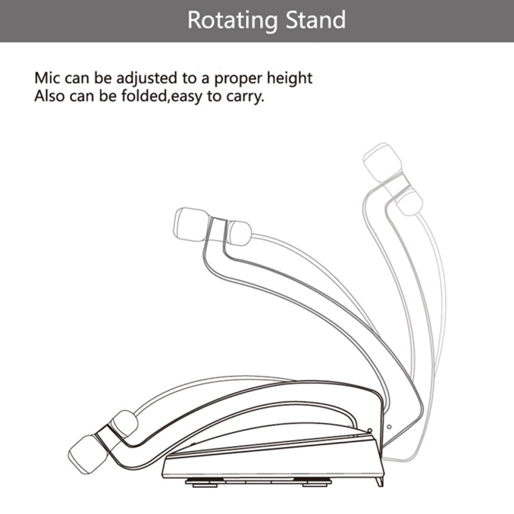 突音SF-911B專業電容式錄音麥克風帶支架底座USB 2.0耳機端口，線長：1.5米
