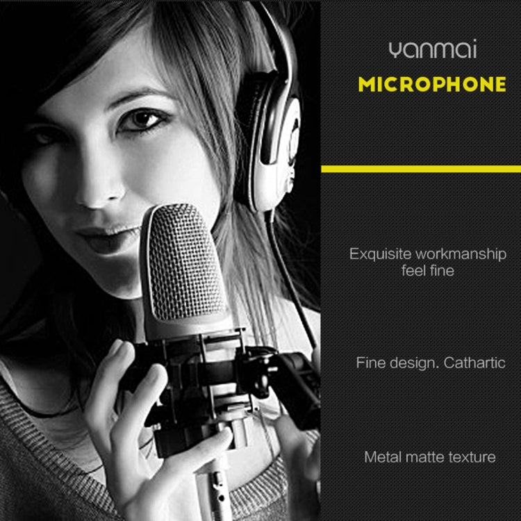 突音SF-930專業電容式錄音麥克風帶三腳支架 3.5mm耳機端口，線長：2.0米