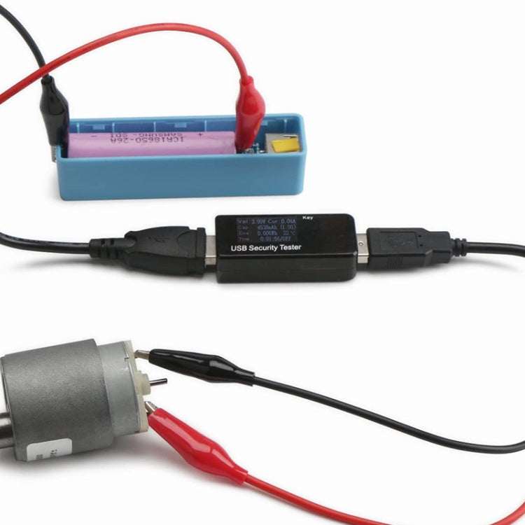 USB-A公頭轉鱷魚夾 電源連接延長線，長度： 0.5米