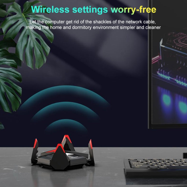 COMFAST CF-977AX 5400Mbps三頻無線網卡WiFi6 Type-C適配器