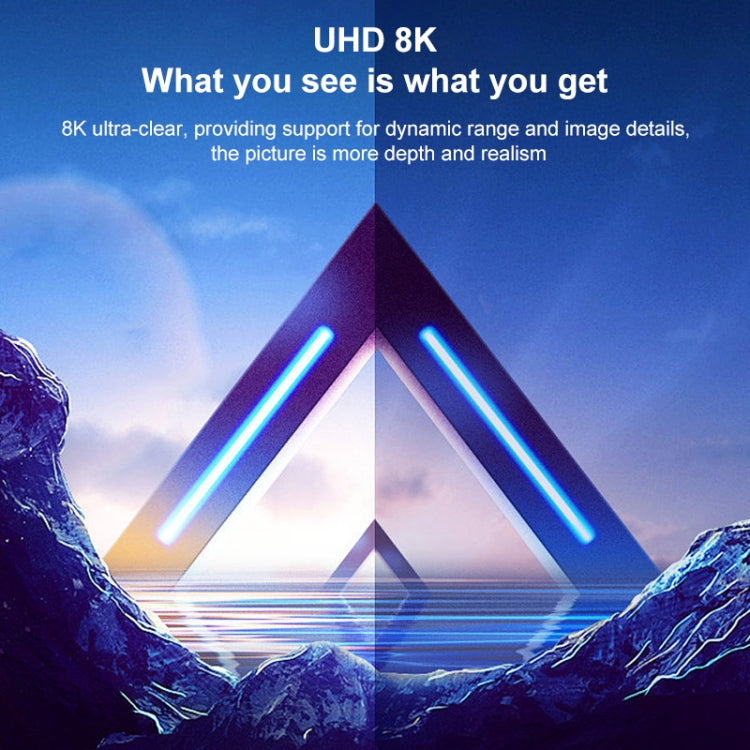 A8K-15 8K HDMI公轉HDMI母轉接頭 U型正面