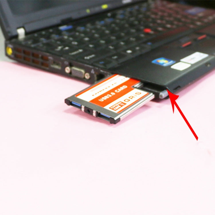 2個USB 3.0 PCI擴展卡，適用於筆記本54mm Express Card 插槽