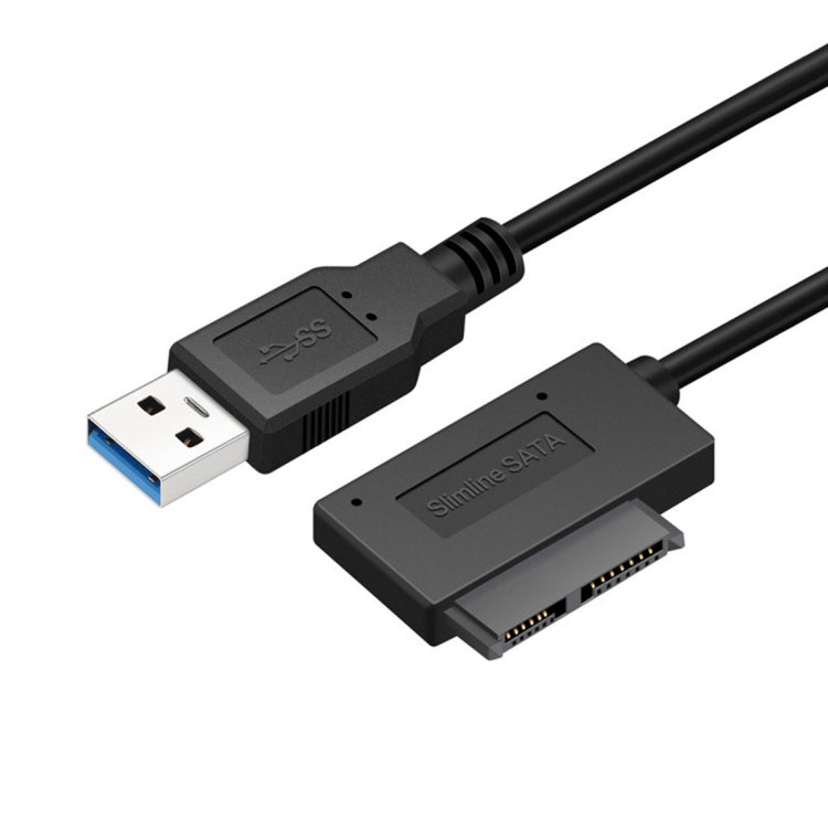 USB3.0 轉 Slimline SATA易驅線 SATA 7+6Pin光驅 支持刻錄