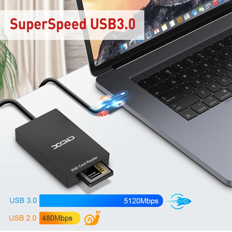 Rocketek CR312-A USB3.0 SD / XQD二合一讀卡器