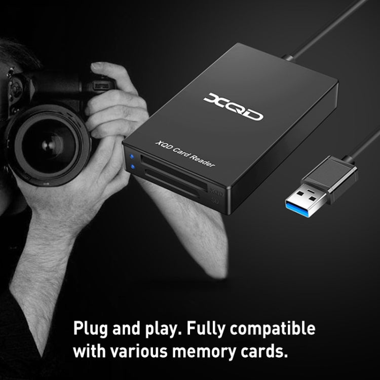 Rocketek CR312-A USB3.0 SD / XQD二合一讀卡器