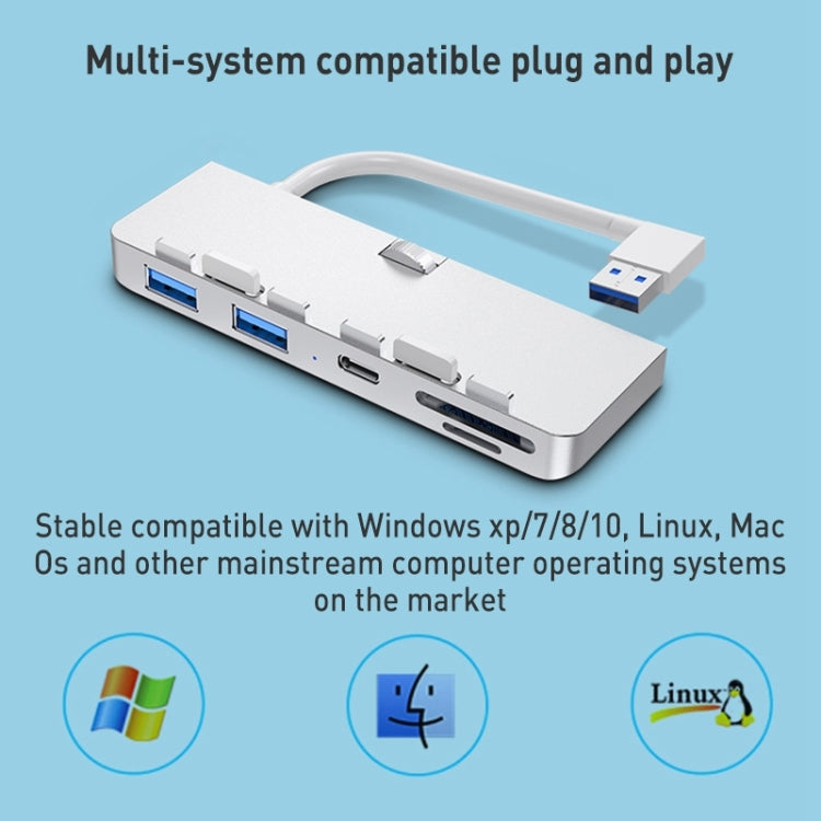 Rocketek HC412 USB3.0 x 3 + SD / TF讀卡器HUB集線器