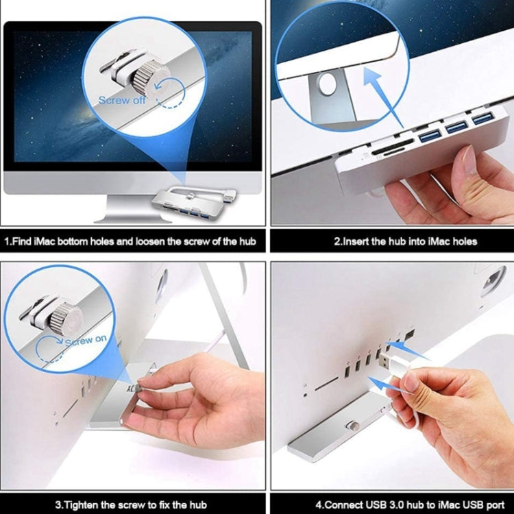 Rocketek HC412 USB3.0 x 3 + SD / TF讀卡器HUB集線器