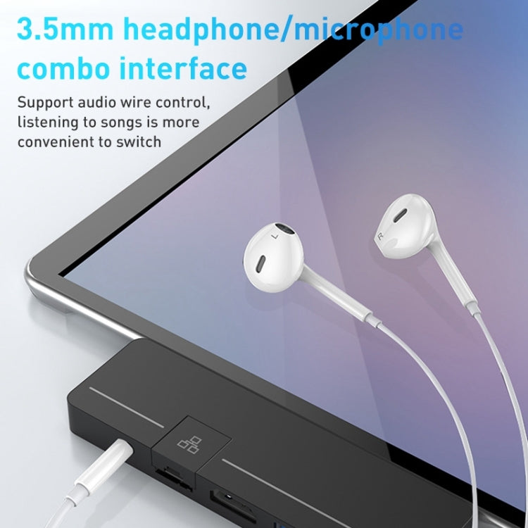 Rocketek SHX6 多功能雙Type-C口拓展塢HUB集線器 帶網口