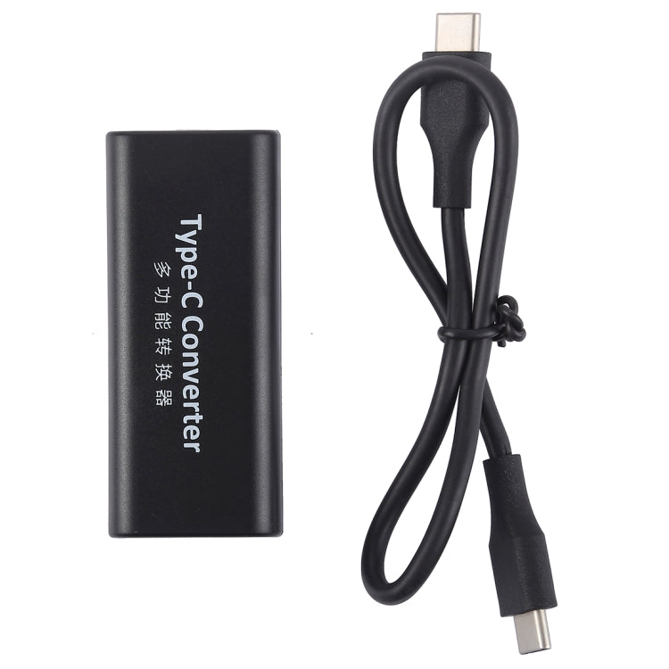 5.5x2.1mmDC母頭 轉 Type-C母頭轉接頭適配器 帶30cm長Type-C線