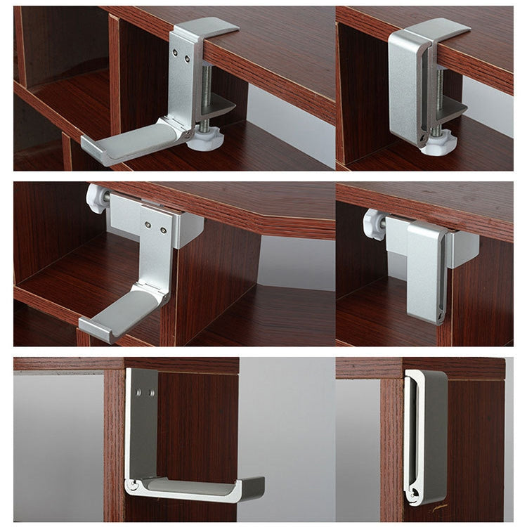 桌面鎖夾款 金屬可摺疊頭戴式耳機支架展示掛架