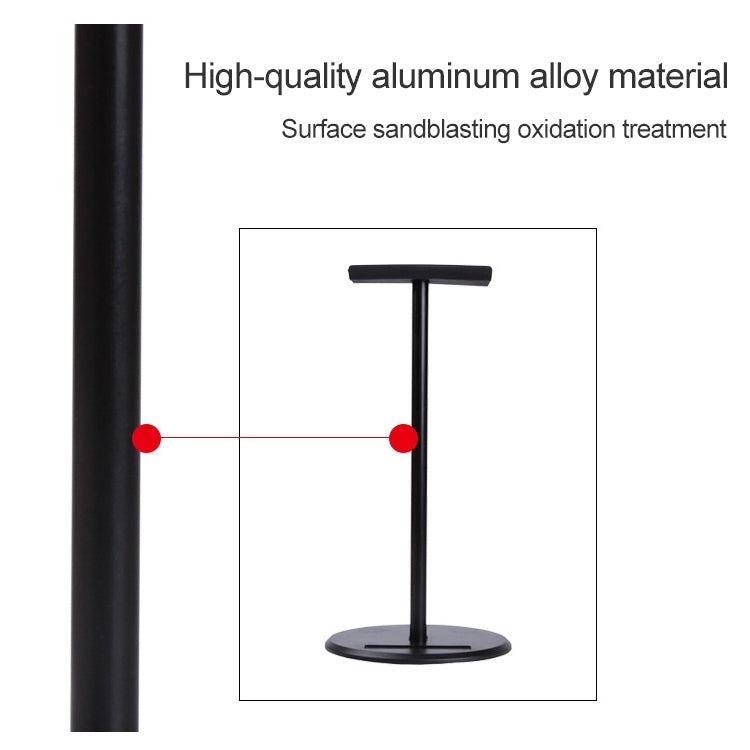 X1 通用可拆卸鋁合金頭戴式耳機支架展示掛架
