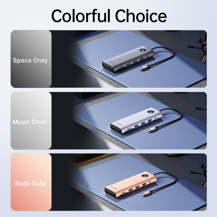 ORICO PW11-8PMType-C 八合一擴展塢  , PW11-8PM