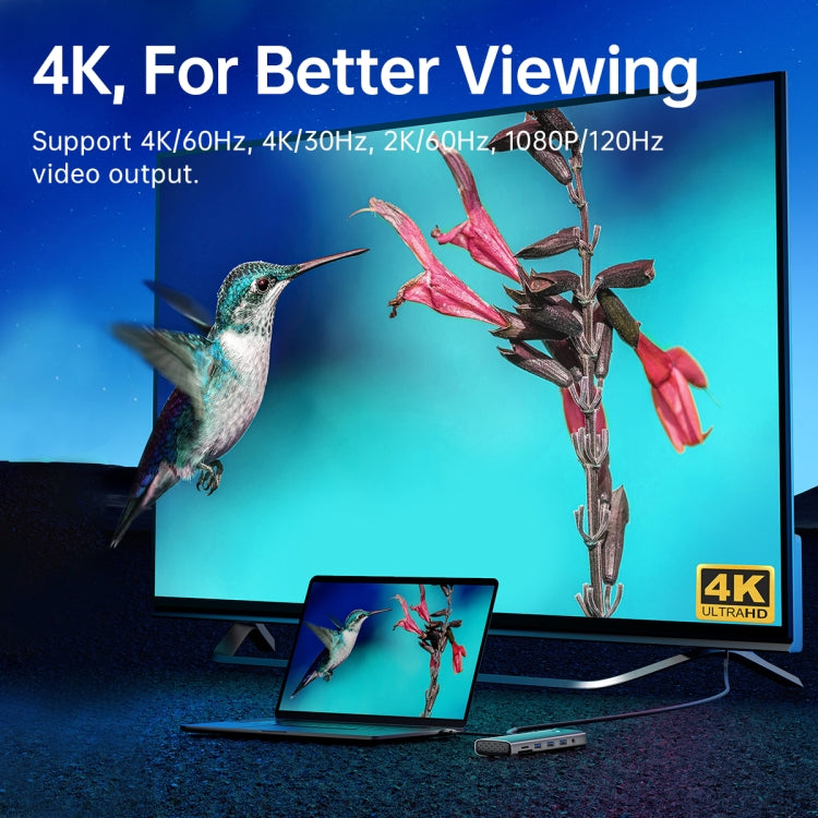 ORICO PW11-8PMType-C 八合一擴展塢  , PW11-8PM