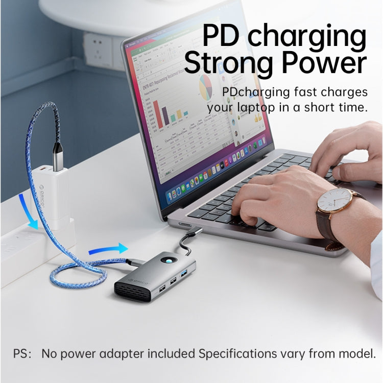 ORICO ORICO-PW11-6PCR Type-C六合一擴展塢