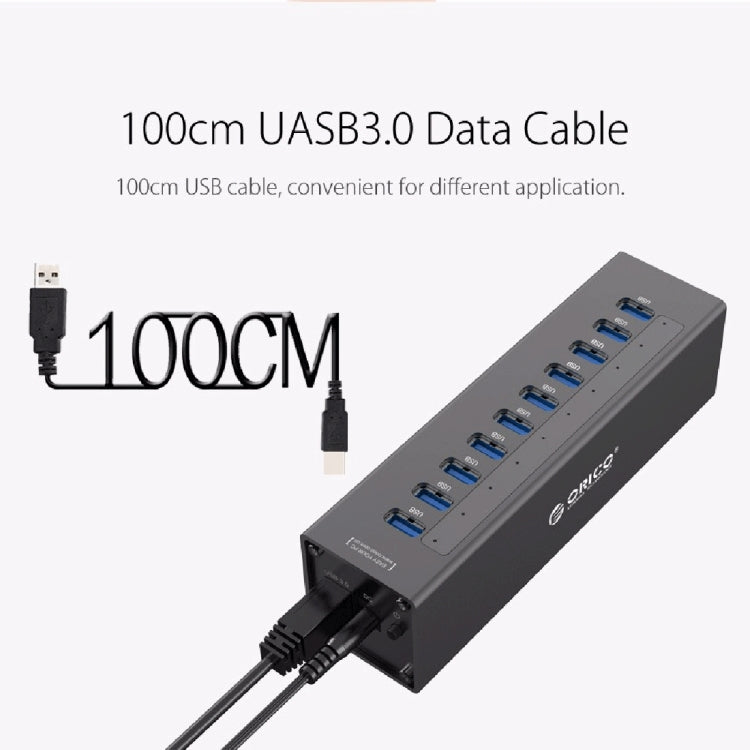 ORICO A3H10 全鋁高速10口USB3.0集線器